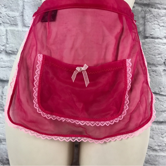 Vintage Victoria’s Secret Sexy Little Things Maid 2pc Bra and Apron Skirt Set - Picture 7 of 9